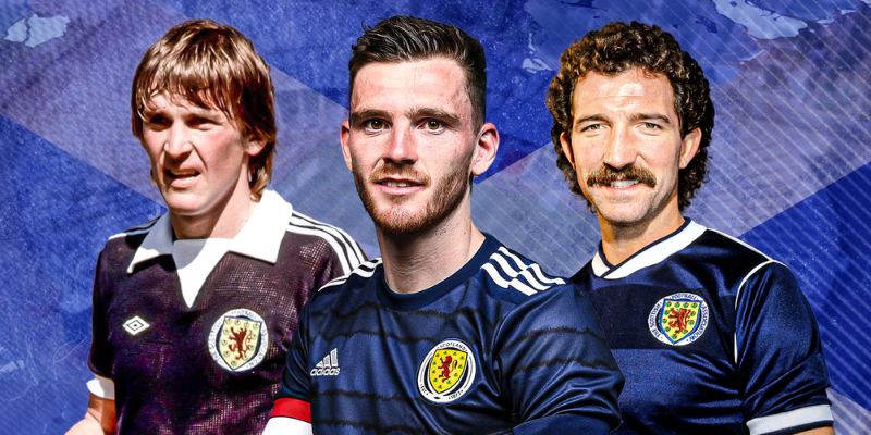 Teams photo of Scotland before match